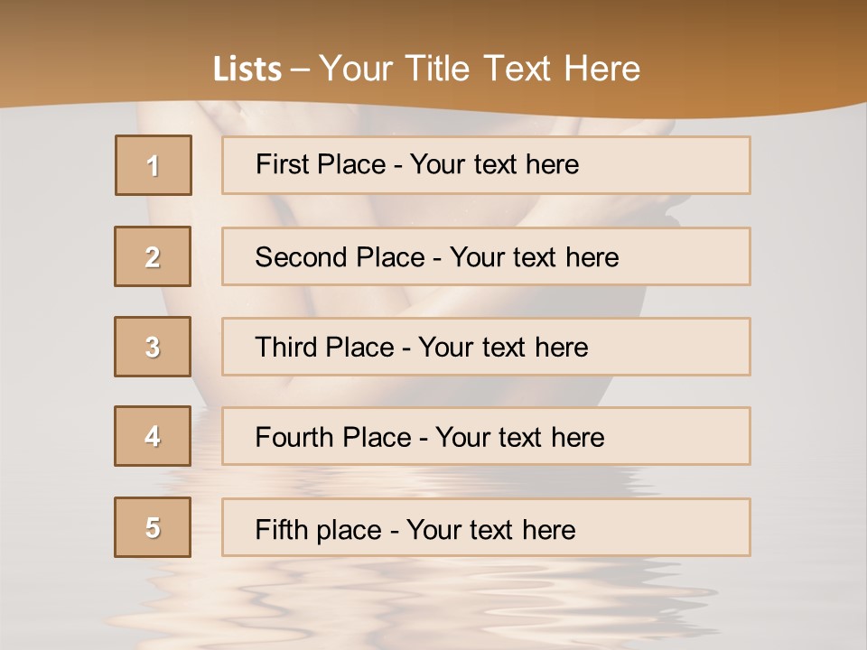 Attractive Woman Latina PowerPoint Template