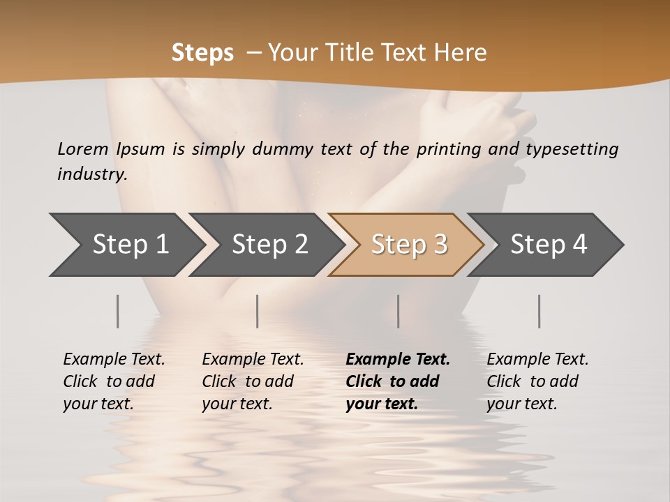 Attractive Woman Latina PowerPoint Template