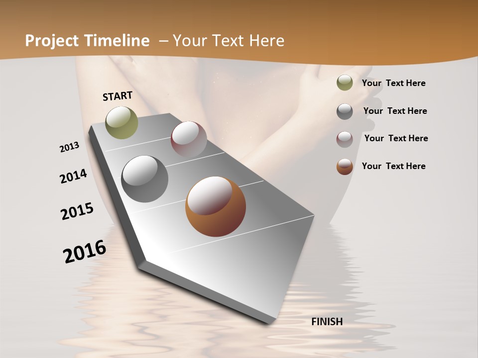 Attractive Woman Latina PowerPoint Template