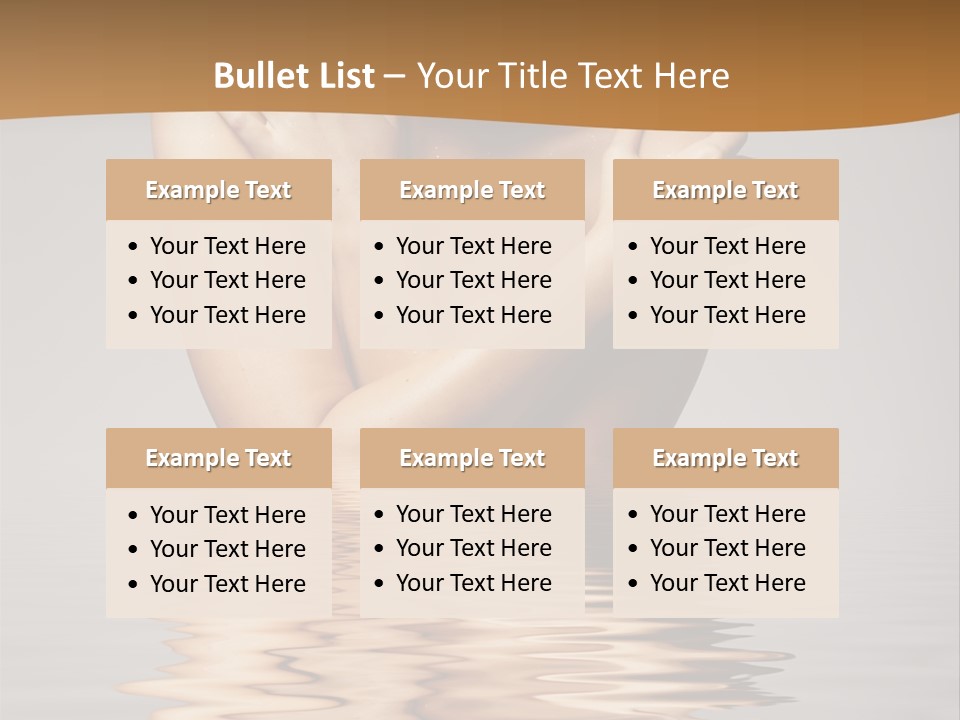 Attractive Woman Latina PowerPoint Template