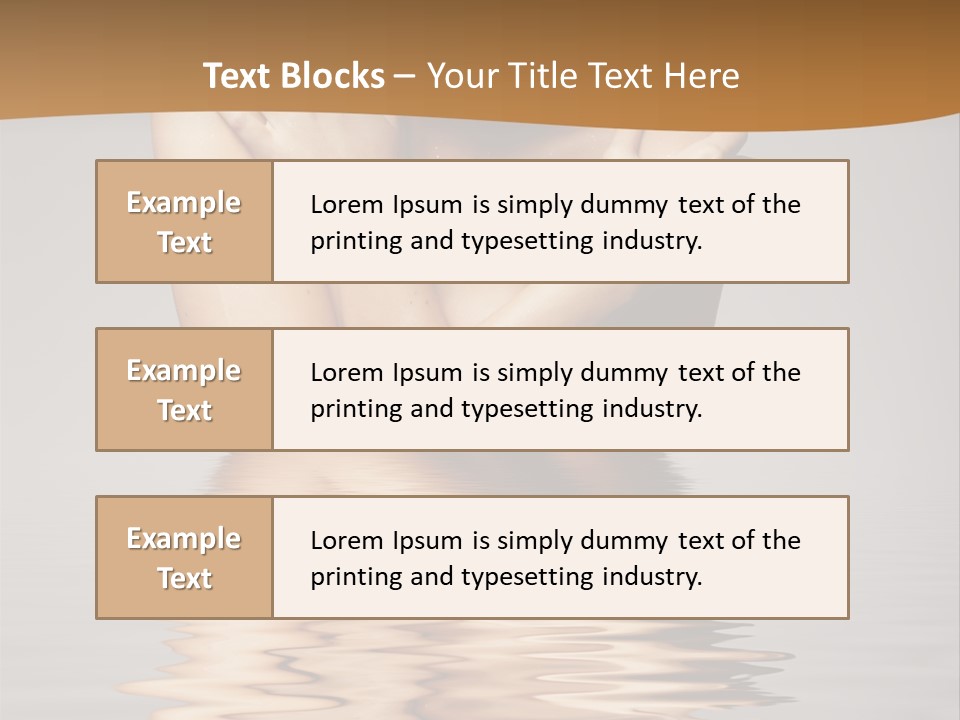 Attractive Woman Latina PowerPoint Template