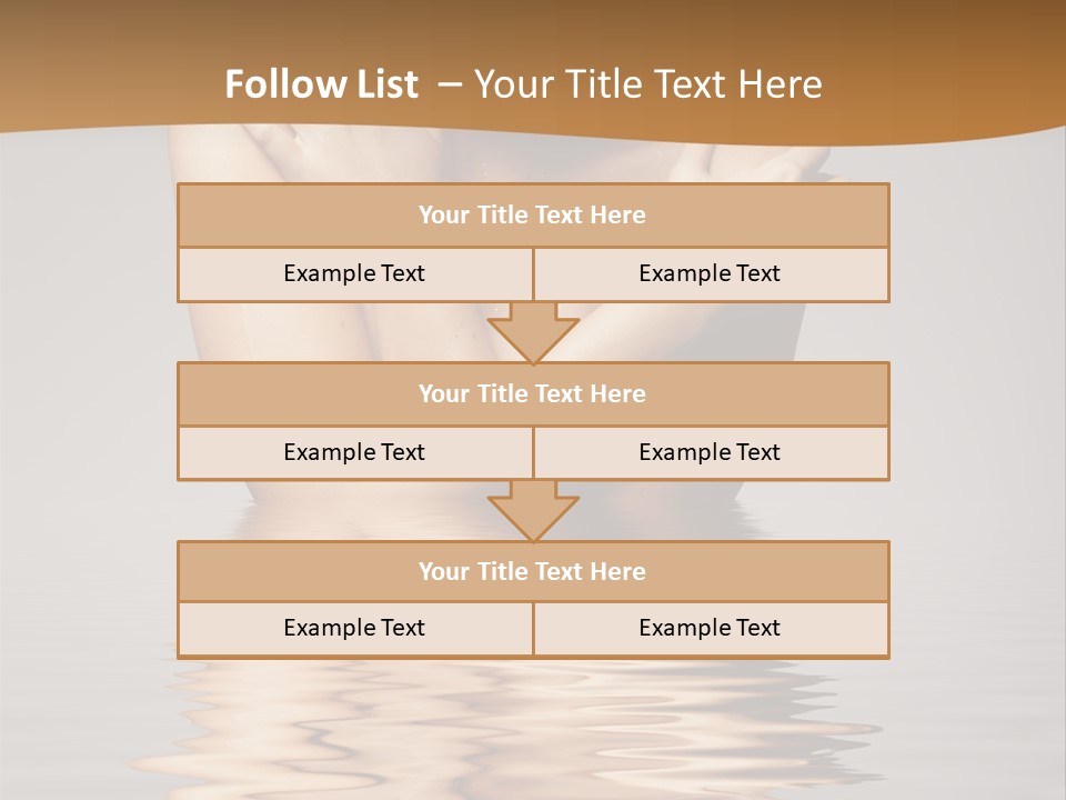 Attractive Woman Latina PowerPoint Template