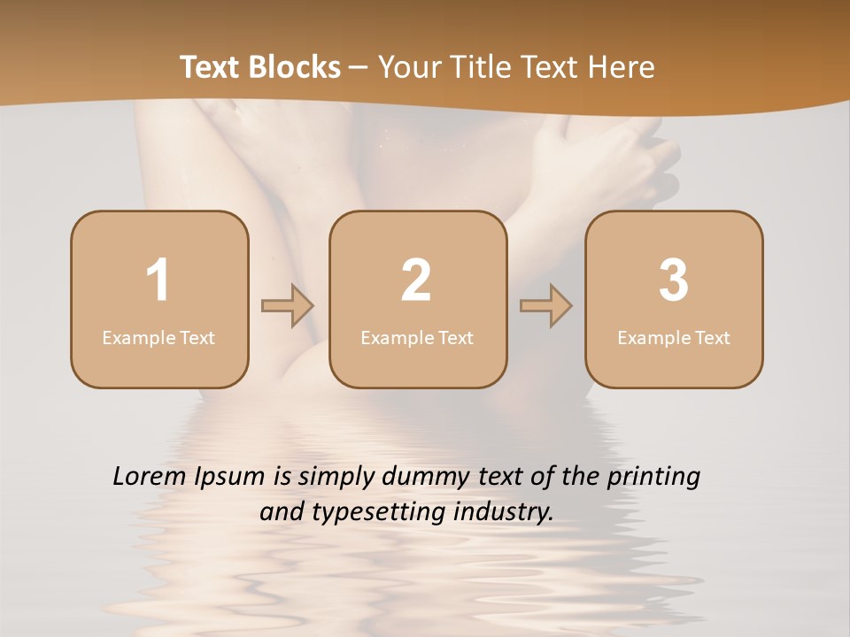 Attractive Woman Latina PowerPoint Template