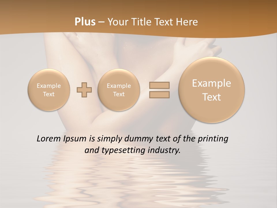 Attractive Woman Latina PowerPoint Template