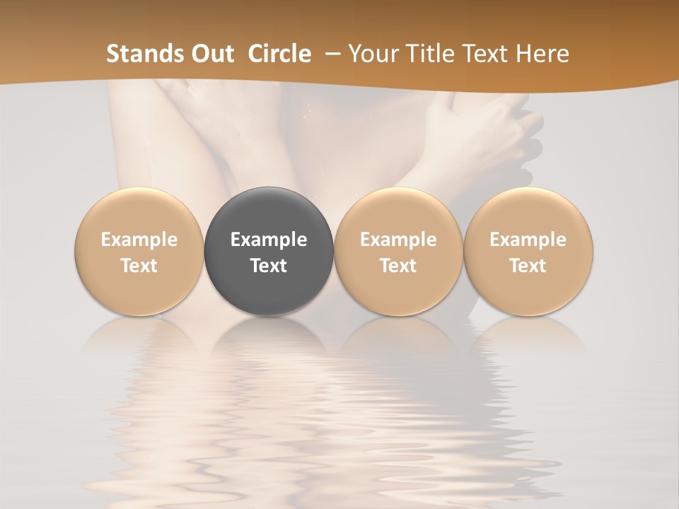 Attractive Woman Latina PowerPoint Template