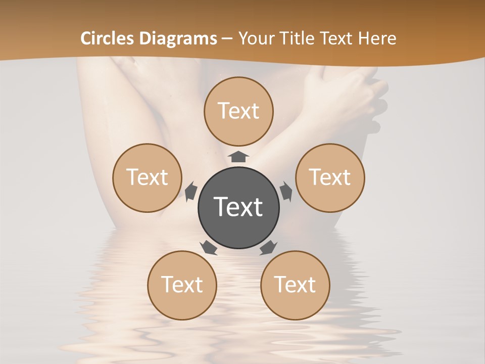 Attractive Woman Latina PowerPoint Template