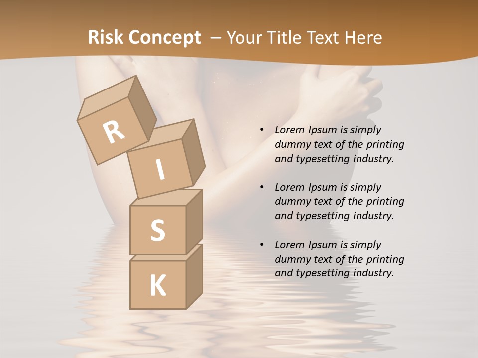 Attractive Woman Latina PowerPoint Template