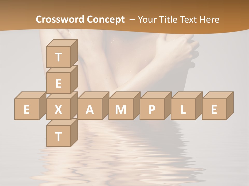 Attractive Woman Latina PowerPoint Template