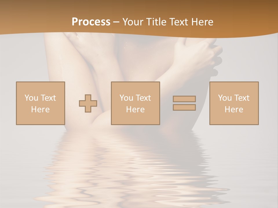 Attractive Woman Latina PowerPoint Template