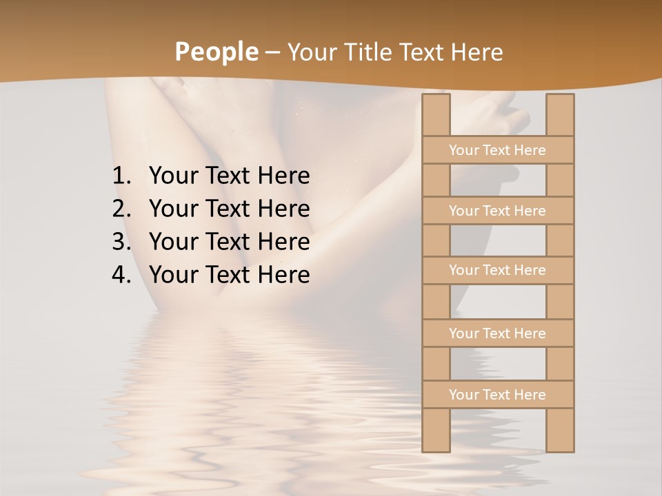 Attractive Woman Latina PowerPoint Template