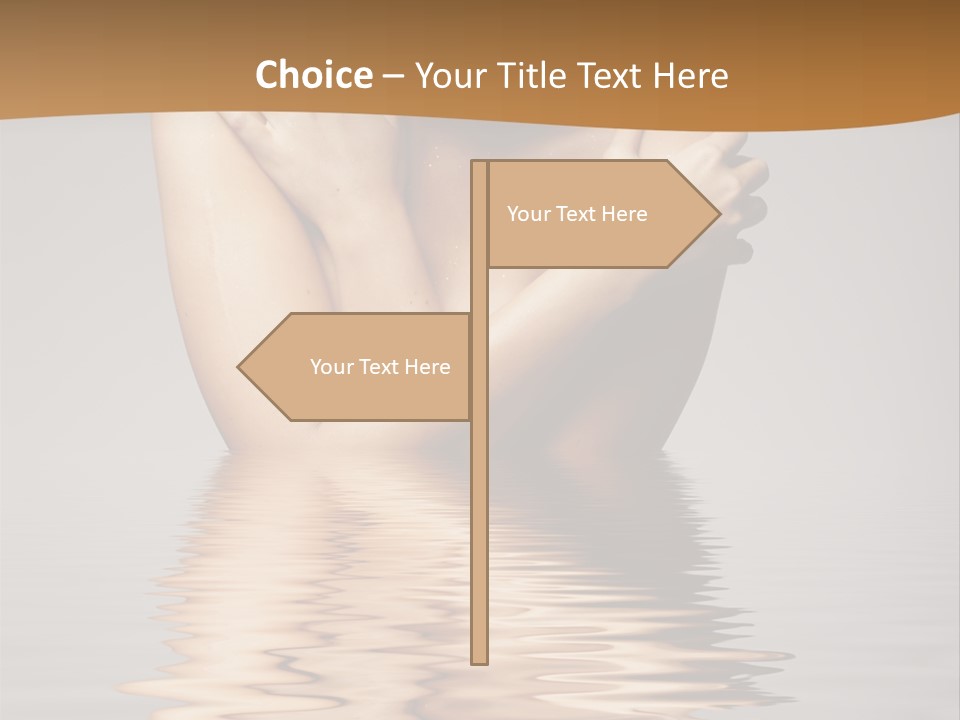 Attractive Woman Latina PowerPoint Template