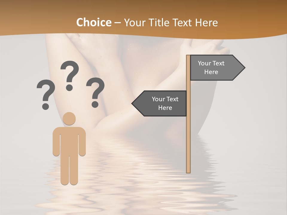 Attractive Woman Latina PowerPoint Template