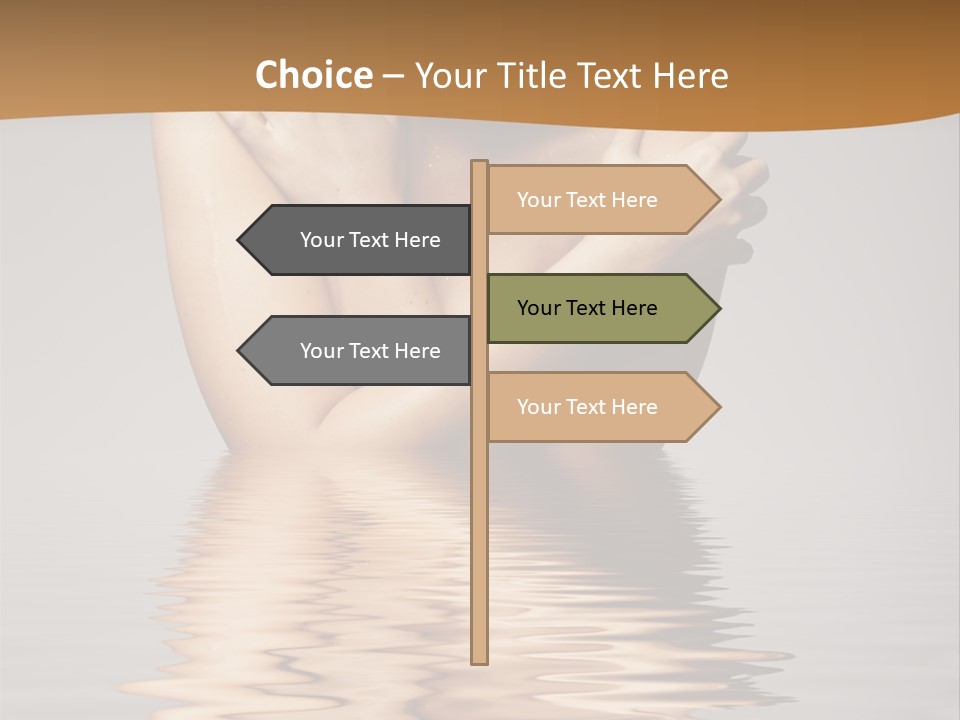 Attractive Woman Latina PowerPoint Template