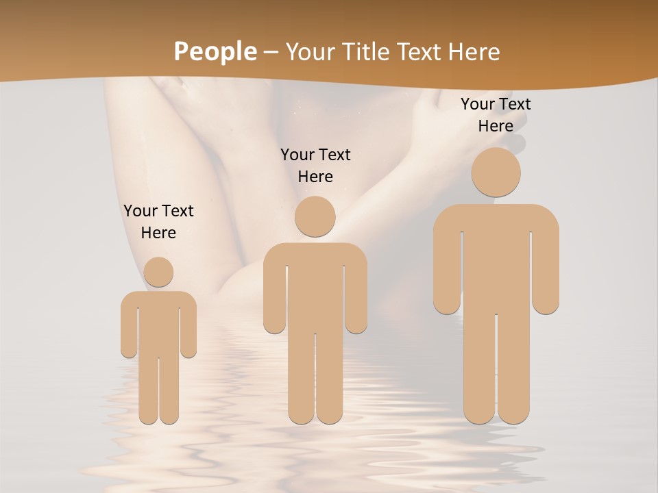 Attractive Woman Latina PowerPoint Template