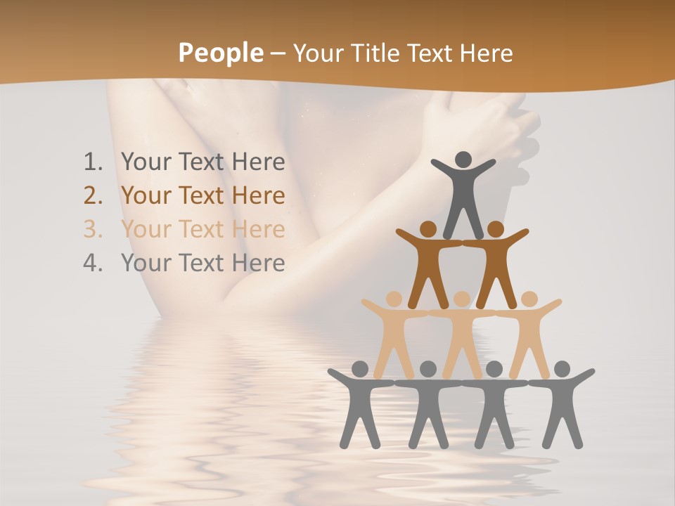 Attractive Woman Latina PowerPoint Template