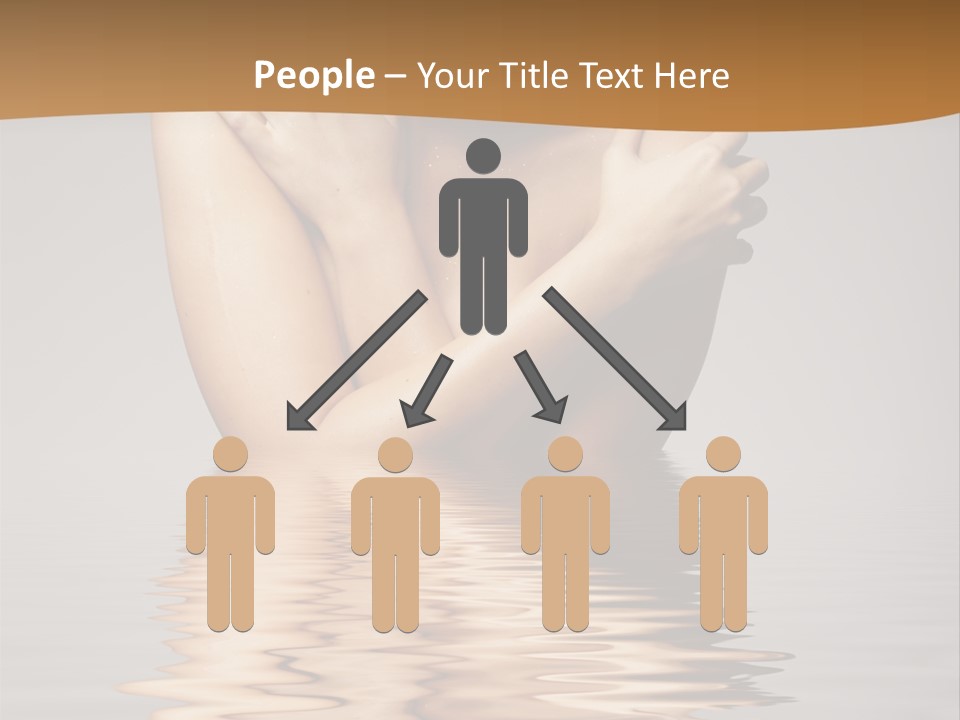 Attractive Woman Latina PowerPoint Template