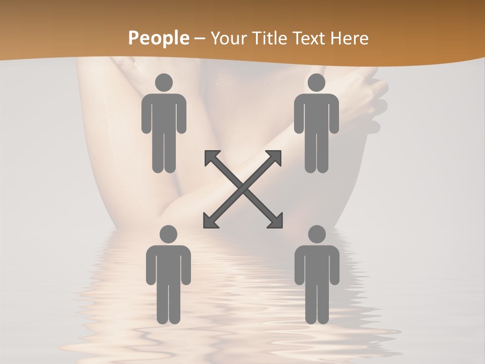 Attractive Woman Latina PowerPoint Template