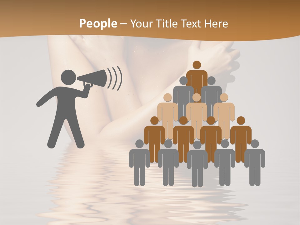 Attractive Woman Latina PowerPoint Template