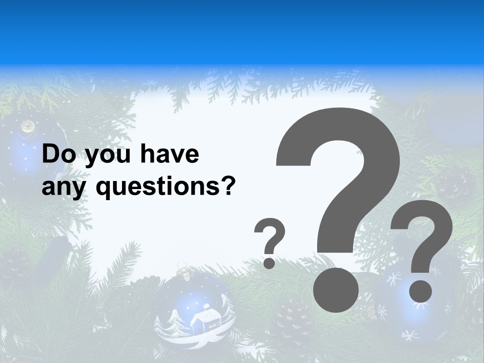 December Framing Gold PowerPoint Template