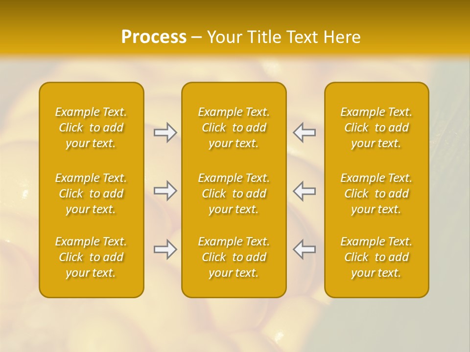 Closeup Vegetable Corn PowerPoint Template