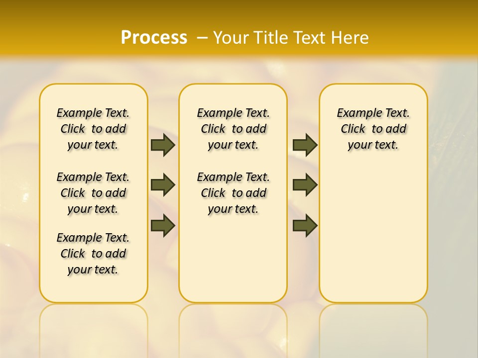 Closeup Vegetable Corn PowerPoint Template