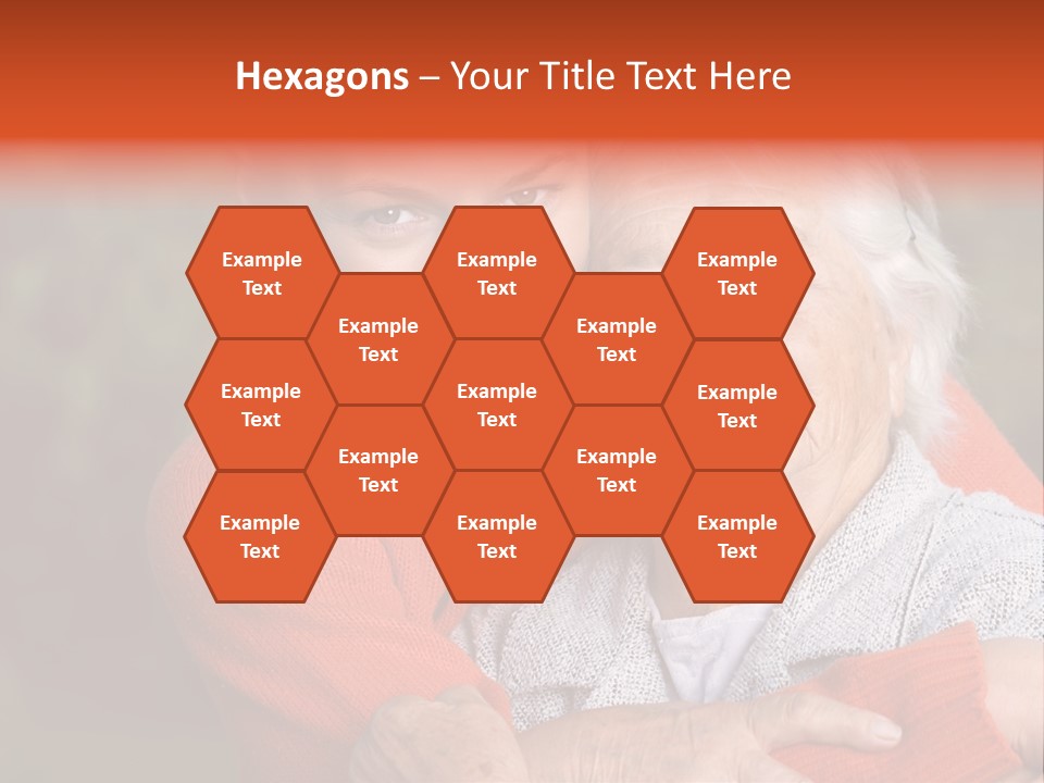 Smiling Retired Aged PowerPoint Template