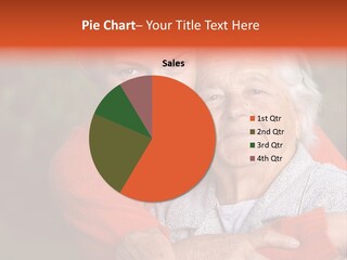 Smiling Retired Aged PowerPoint Template