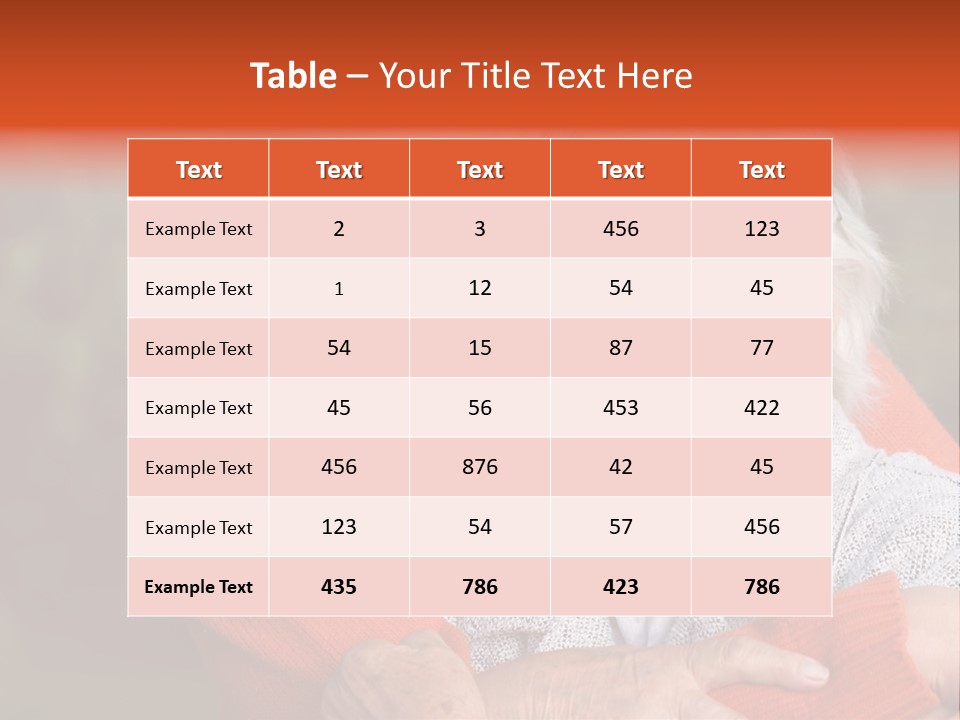 Smiling Retired Aged PowerPoint Template