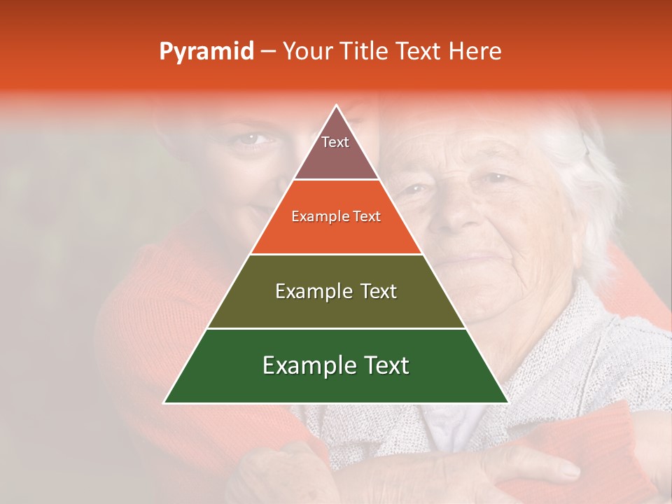 Smiling Retired Aged PowerPoint Template