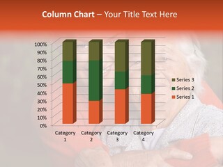 Smiling Retired Aged PowerPoint Template