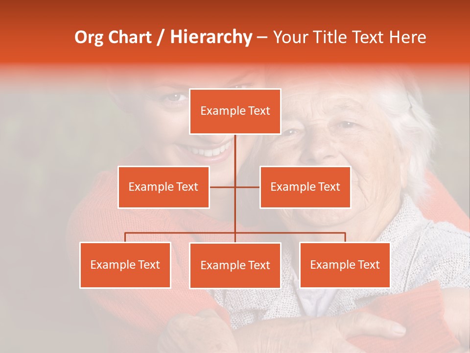 Smiling Retired Aged PowerPoint Template