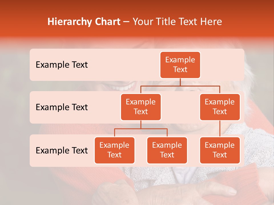 Smiling Retired Aged PowerPoint Template