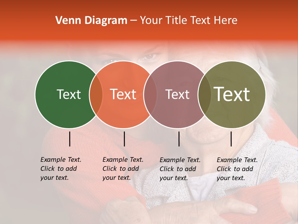 Smiling Retired Aged PowerPoint Template