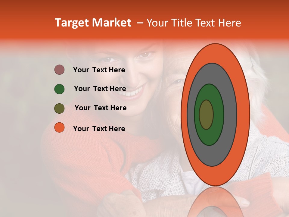 Smiling Retired Aged PowerPoint Template