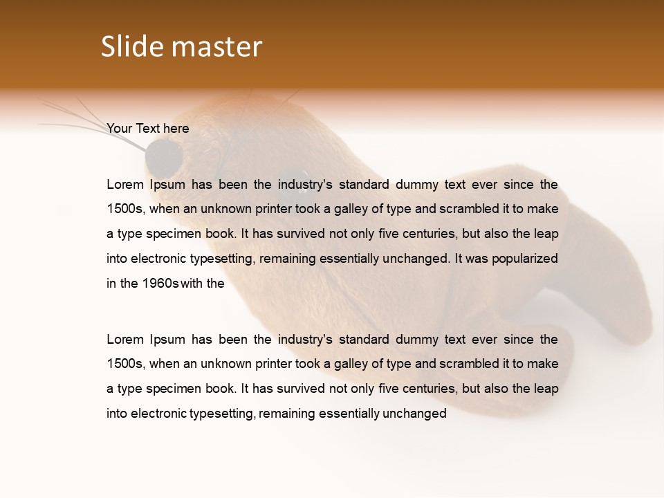 Play Toy Sealion PowerPoint Template