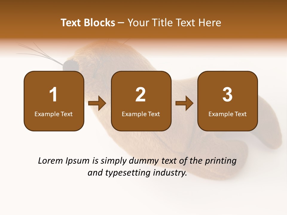 Play Toy Sealion PowerPoint Template