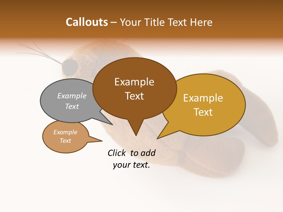 Play Toy Sealion PowerPoint Template