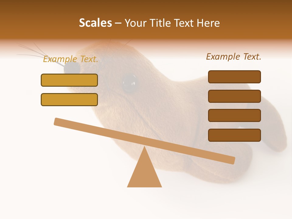 Play Toy Sealion PowerPoint Template