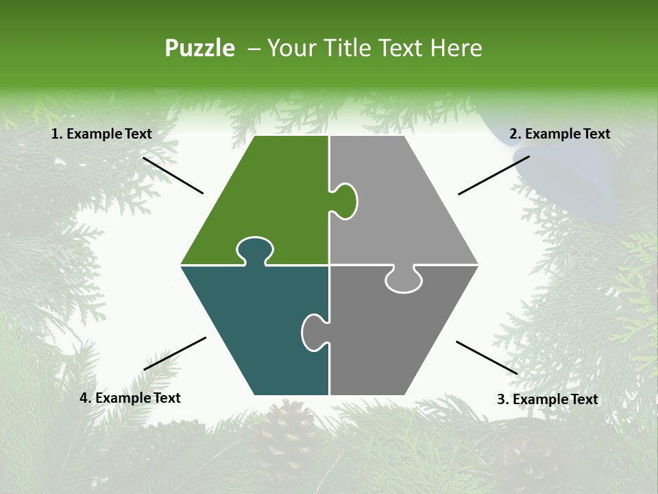 Framed Decoration Ornament PowerPoint Template