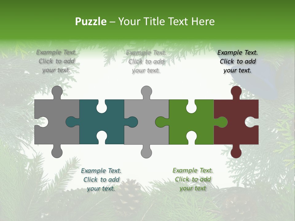 Framed Decoration Ornament PowerPoint Template