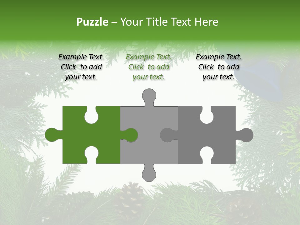 Framed Decoration Ornament PowerPoint Template