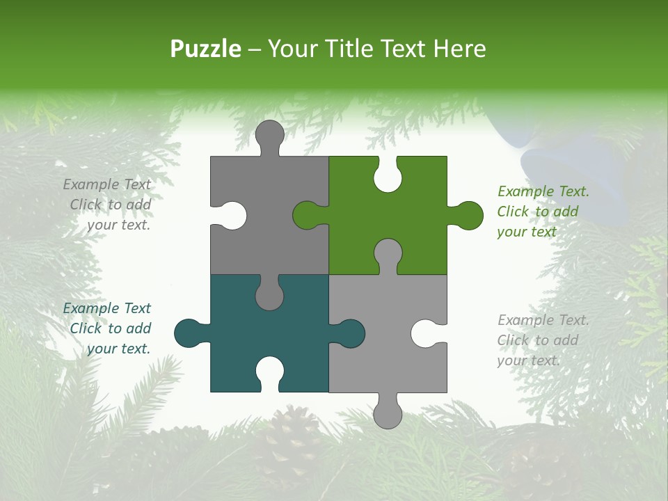 Framed Decoration Ornament PowerPoint Template