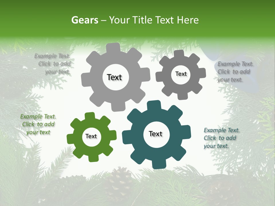 Framed Decoration Ornament PowerPoint Template