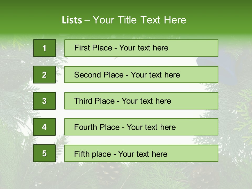 Framed Decoration Ornament PowerPoint Template