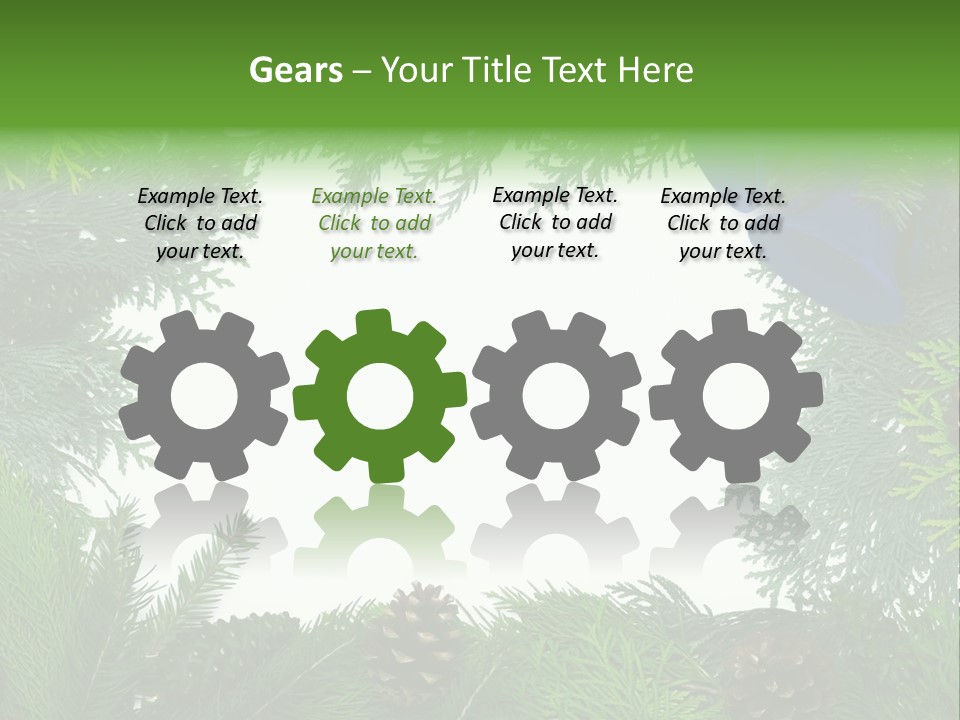 Framed Decoration Ornament PowerPoint Template