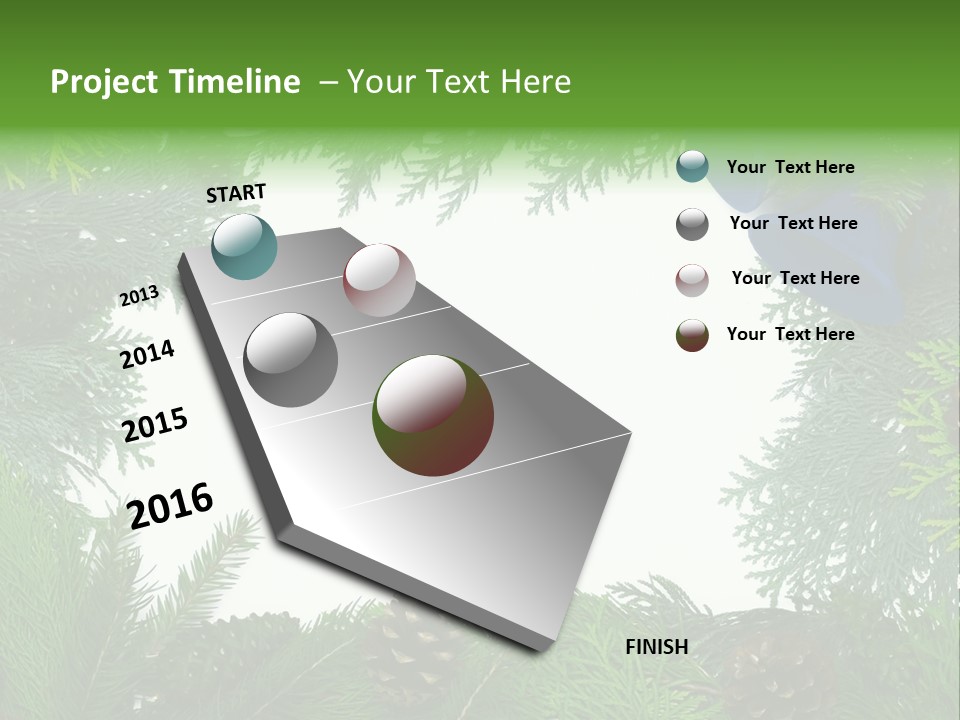 Framed Decoration Ornament PowerPoint Template