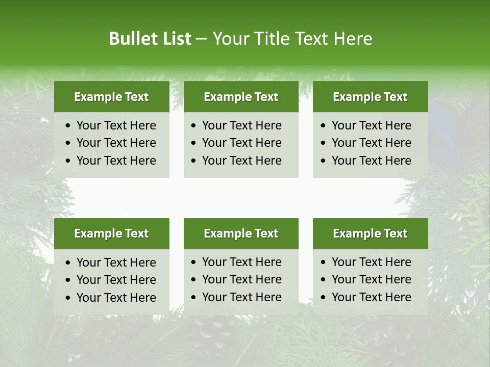 Framed Decoration Ornament PowerPoint Template