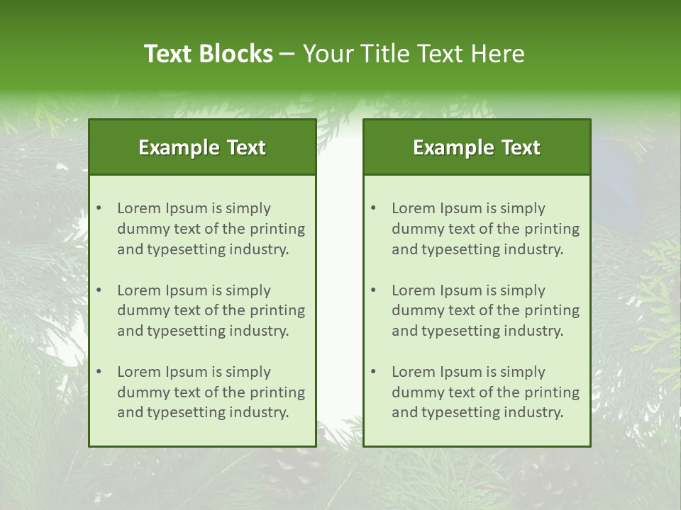Framed Decoration Ornament PowerPoint Template