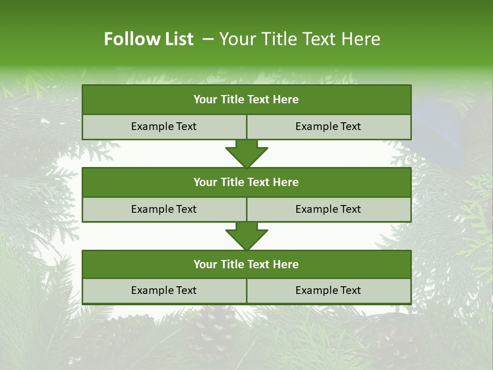 Framed Decoration Ornament PowerPoint Template