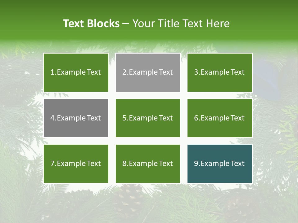 Framed Decoration Ornament PowerPoint Template